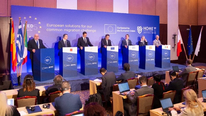 Υπουργική διάσκεψη της ομάδας των MED5 – Κοινό πλαίσιο συνεργασίας αποφασίστηκε για το μεταναστευτικό