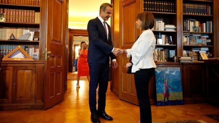 Συνάντηση Μητσοτάκη – Σακελλαροπουλου σήμερα