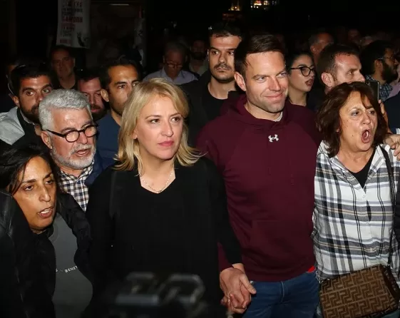 Το «παρών» στην πορεία για το Πολυτεχνείο έδωσε ο Στέφανος Κασσελάκης