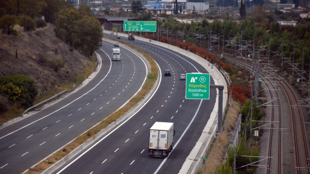 Κυκλοφοριακές ρυθμίσεις από την Παρασκευή στην Εθνική Οδό Αθηνών-Κορίνθου