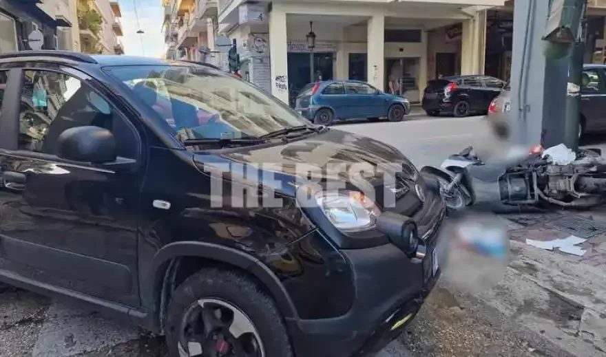 Πάτρα: ΙΧ συγκρούστηκε με μηχανή – Εκσφενδονίστηκε πάνω σε φανάρι ο αναβάτης