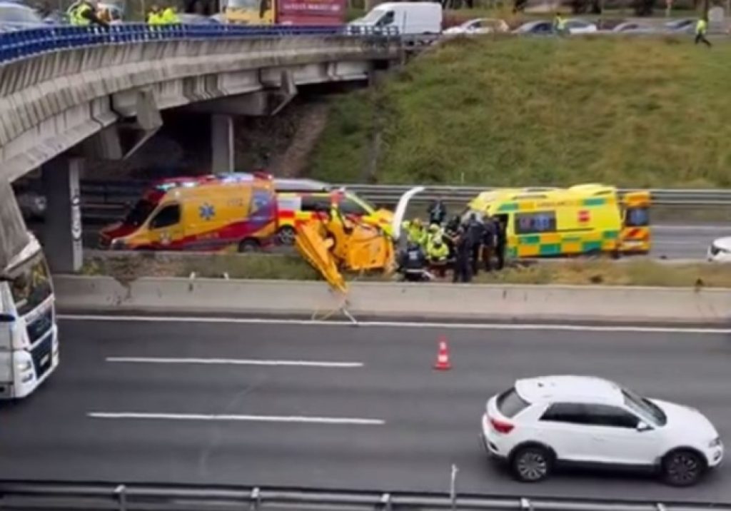 Συντριβή ελικοπτέρου στον Περιφερειακό της Μαδρίτης! (ΒΙΝΤΕΟ)