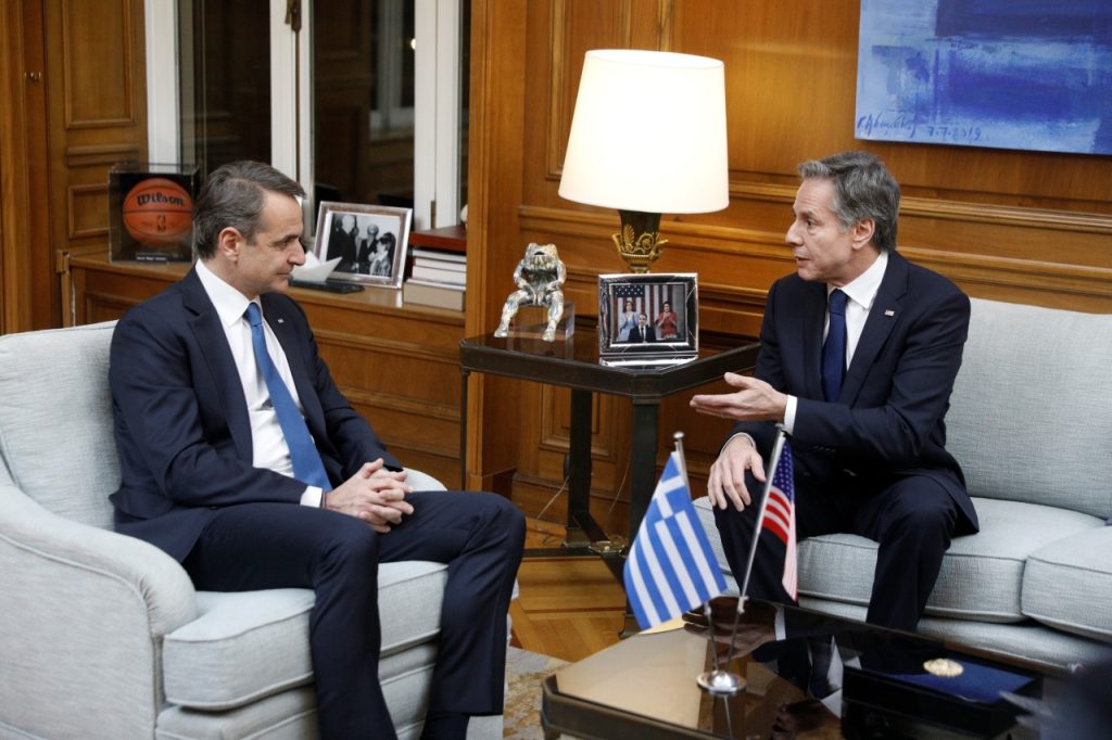 Συνάντηση Μητσοτάκη – Μπλίνκεν το απόγευμα στα Χανιά – Τι θα συζητηθεί