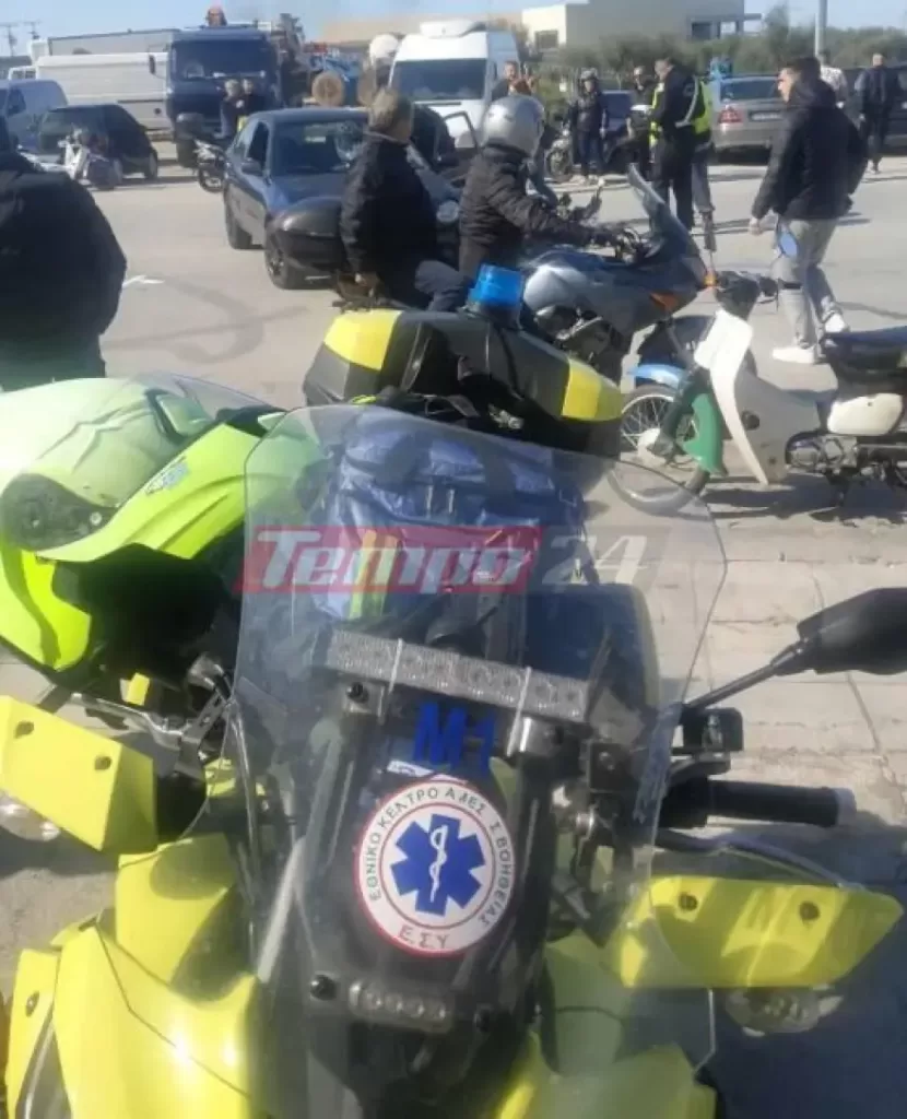 Πάτρα: Μηχανή συγκρούστηκε με ΙΧ – Τραυματίστηκε σοβαρά ένας 19χρονος