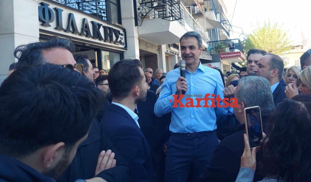 «9 Ιουνίου θα μας δώσετε δύναμη να διαπραγματευτούμε μια καλύτερη για τους Έλληνες Ευρώπη» διαμηνύει από τη Θεσσαλονίκη ο Μητσοτάκης