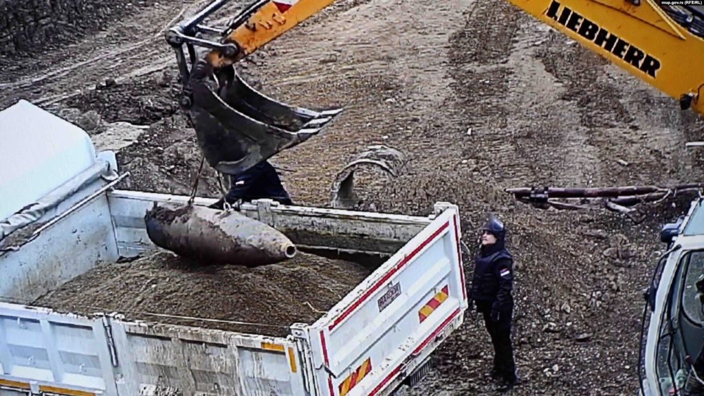 Βρήκαν ΝΑΤΟϊκή βόμβα ενός τόνου στη Σερβία