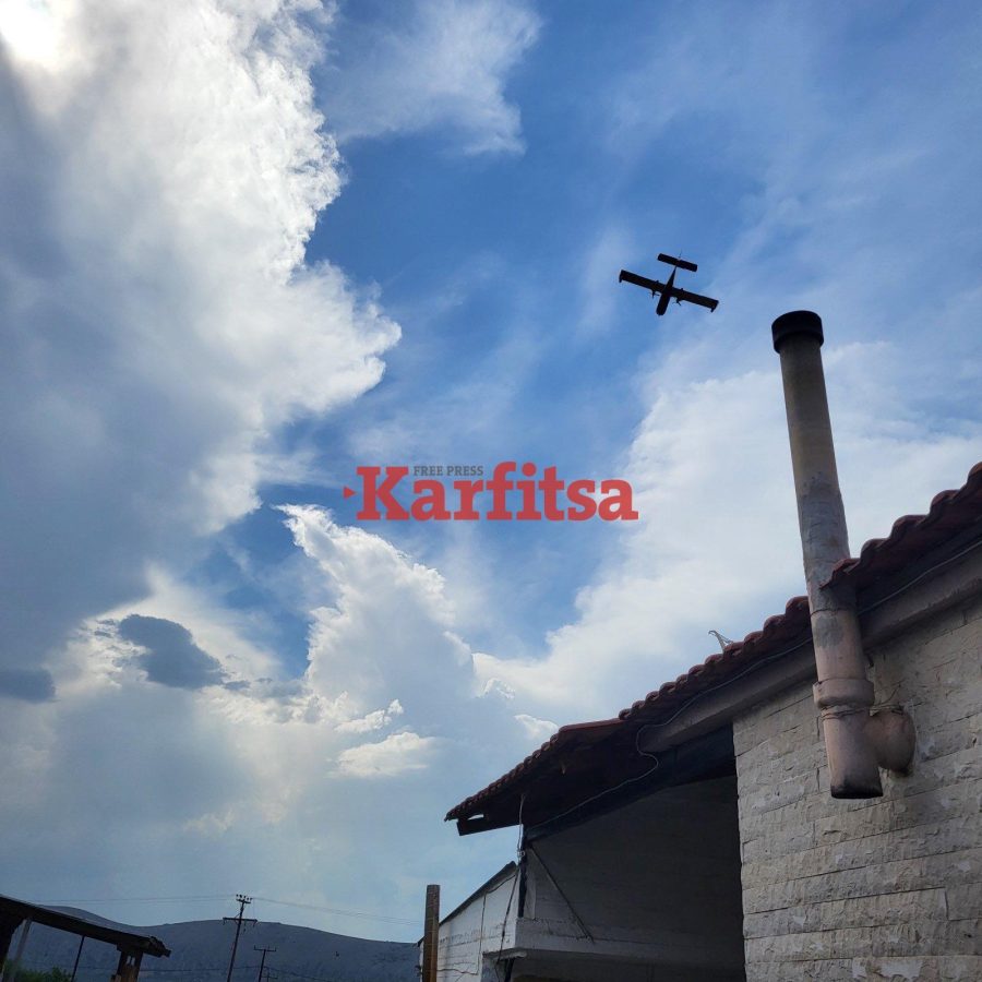 Δύο αεροσκάφη και ένα ελικόπτερο στην πυρκαγιά της Έδεσσας