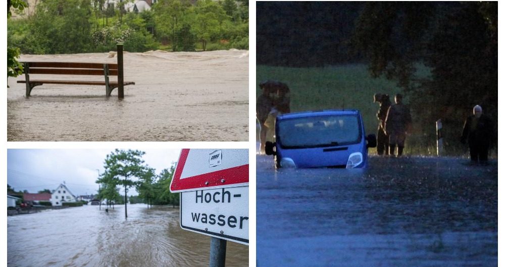 Φονικές πλημμύρες στη Βαυαρία – Ένας πυροσβέστης έχασε τη ζωή του