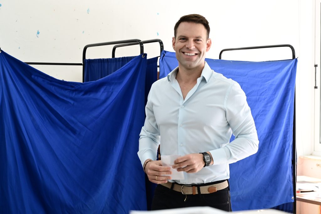 Στην Εκάλη ψήφισε ο Στέφανος Κασσελάκης