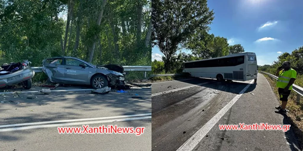 Τέσσερις νεκροί σε σύγκρουση ΙΧ με λεωφορείο στην Ξάνθη! Σοκαριστικές εικόνες!