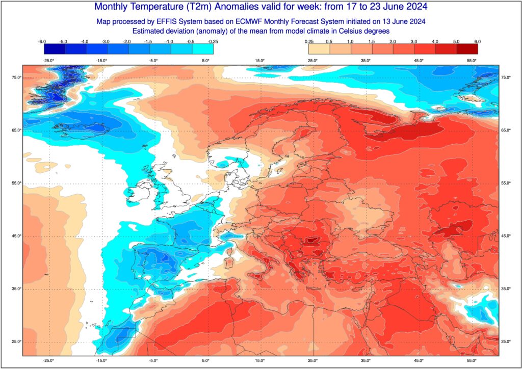 Οι θερμοκρασίες που θα επικρατήσουν μέχρι τέλος Ιουνίου!