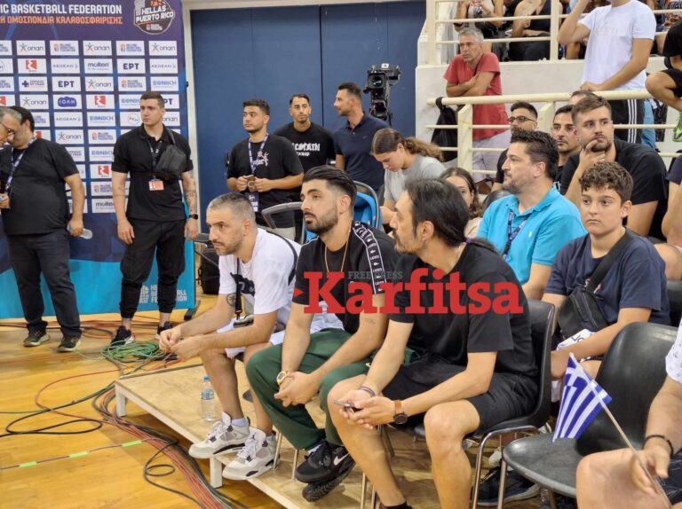 Ο Λεξ στον αγώνα της Εθνικής Ελλάδας με το Πουέρτο Ρίκο (ΦΩΤΟ)