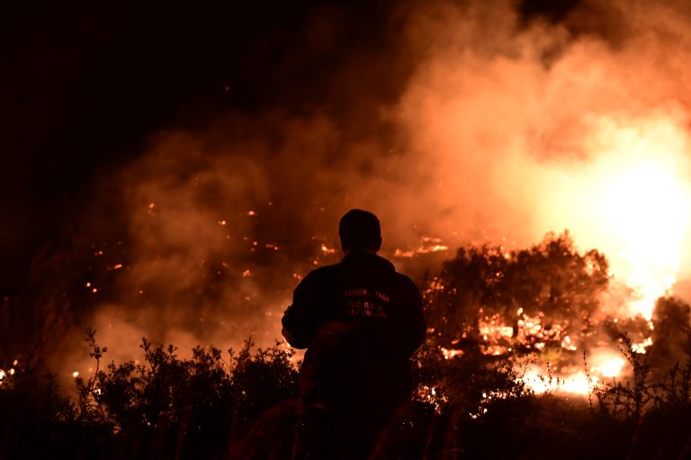 Νύχτα αγωνίας από τον πύρινο εφιάλτη στην Εύβοια! (VIDEO)