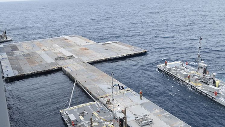 Αποσύρει την τεχνητή προβλήτα ο αμερικανικός στρατός στη Γάζα