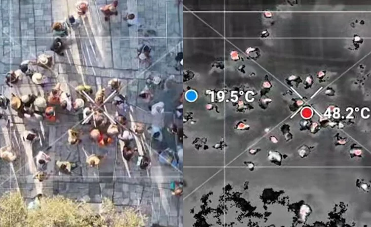 “Λιώνουν” για να δουν την Ακρόπολη οι τουρίστες (VIDEO)