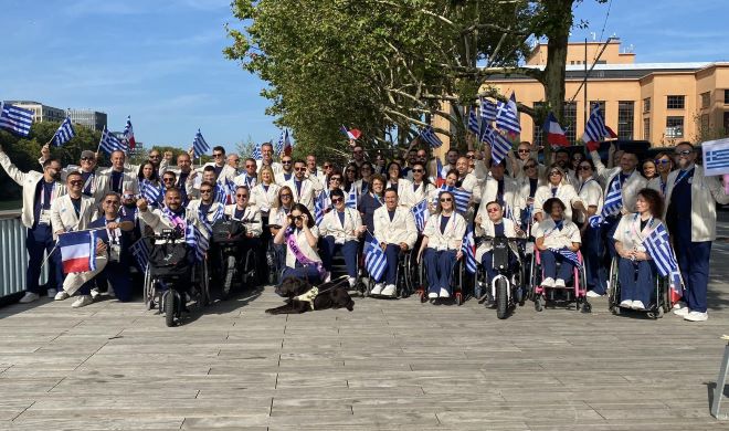 Η είσοδος της ελληνικής Παραολυμπιακής ομάδας! (video)