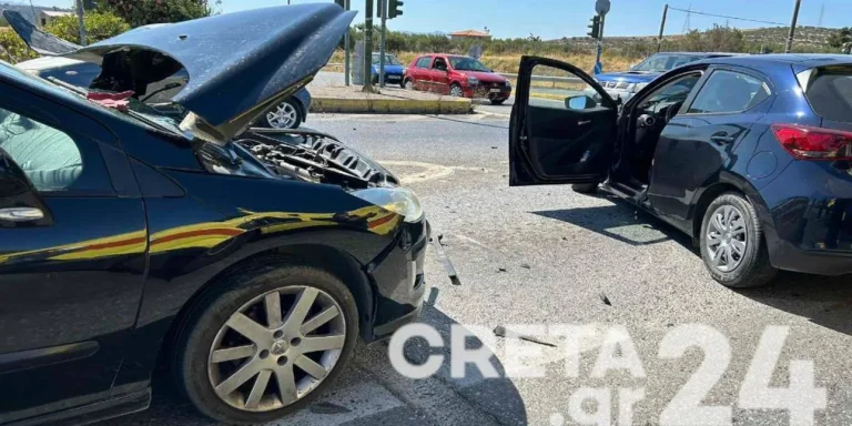 Βίντεο – ντοκουμέντο από την καραμπόλα τριών αυτοκινήτων στην Κρήτη