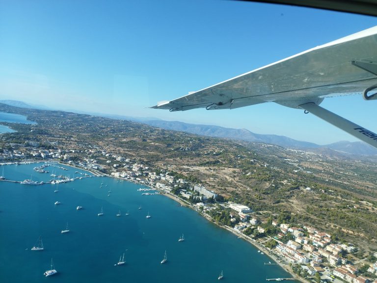 Ερμιόνη: Πρώτη πτήση της Hellenic Seaplanes πάνω από τη μαγευτική Πελοποννησιακή Ριβιέρα! (photo)