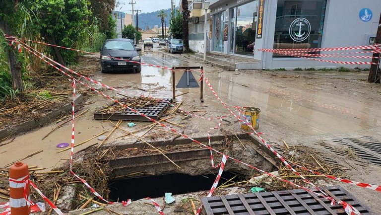 Νέες καταστροφές στη Ρόδο από την κακοκαιρία «Elena»
