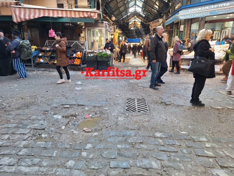 Με ρυθμούς «χελώνας» προχωρούν έργα ανάπλασης σε αγορά της Θεσσαλονίκης (photos) Θεσσαλονίκη