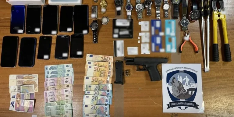 Τι βρήκε η ΕΛ.ΑΣ στην έφοδο της σε Αθήνα, Νίκαια και Θεσσαλονίκη για την τουρκική μαφία (photo)