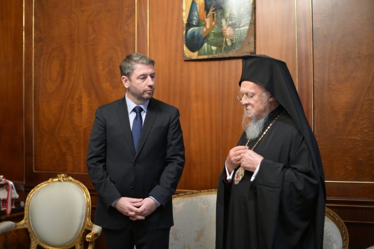 Συνάντηση Ανδρουλάκη – Βαρθολομαίου: Είστε πηγή έμπνευσης για όλους εμάς