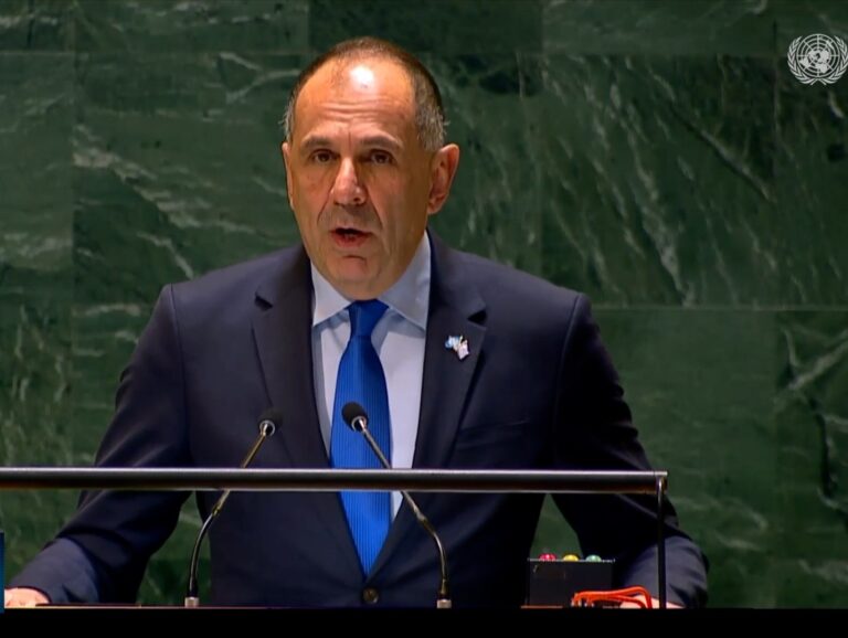 Τα μηνύματα που έστειλε ο Γιώργος Γεραπετρίτης από το βήμα των Ηνωμένων Εθνών