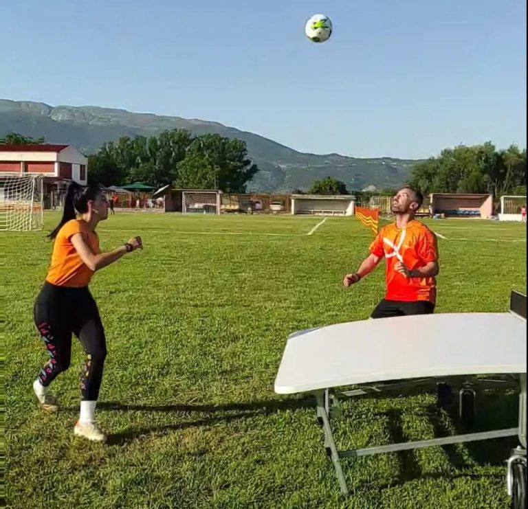 Ζευγάρι στο teqball αλλά και στη ζωή (PHOTOS)