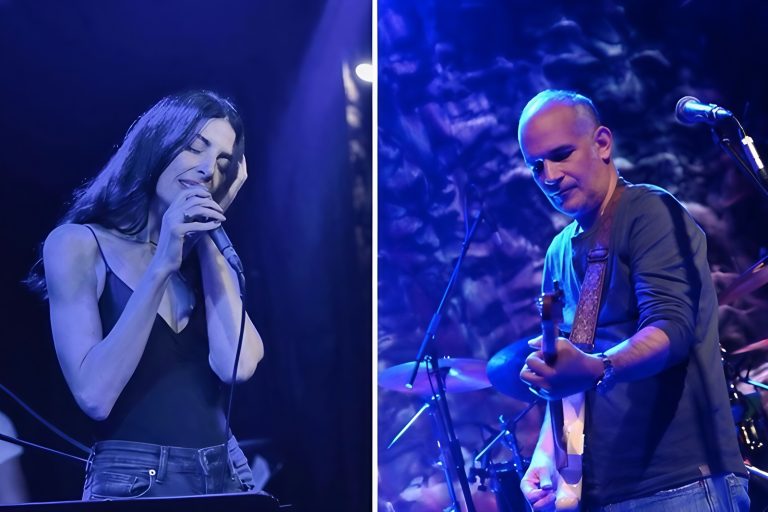 Κώστας Λεμονίδης και Ιωάννα Κωτσαρέλη στο Γυάλινο Upstage