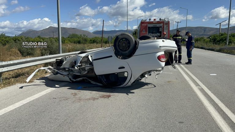 Σοκαριστικό τροχαίο στην Αργολίδα (VIDEO)