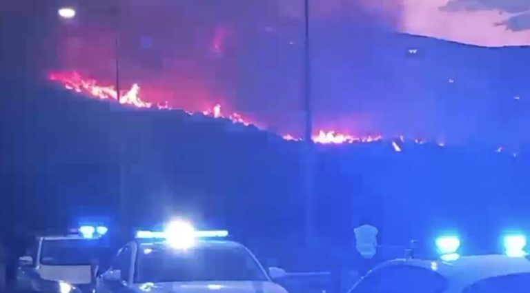 Μάχη με τις φλόγες στη Ναύπακτο (VIDEO)