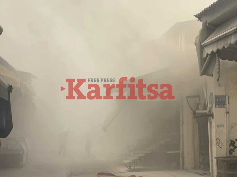 Παρανάλωμα της φωτιάς εστιατόριο στο Καπάνι (VIDEO)