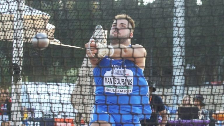 Ασημένιο και χάλκινο μετάλλιο με γαλανόλευκα χρώματα στη σφυροβολία!