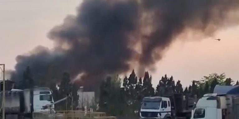 Νέα μεγάλη φωτιά σε εργοστάσιο ανακύκλωσης στη Σίνδο (video)