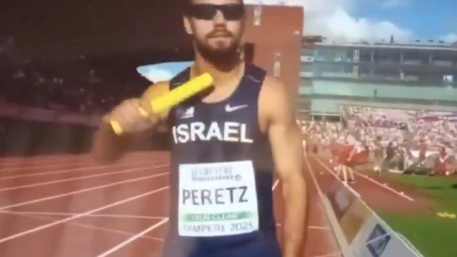 Ντροπή! Χειρονομία αποκεφαλισμού έκανε Ισραηλινός αθλητής «on air»! (video)