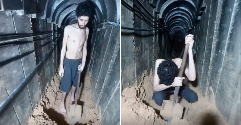 Σόκαρε τους ισραηλινούς βίντεο ομήρου να σκάβει τον τάφο του!