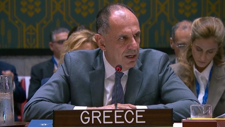 Γεραπετρίτης στο ΣΑ: Αλληλεγγύη στην Εσθονία, κάλεσμα στη Ρωσία να σταματήσει την επιθετικότητα