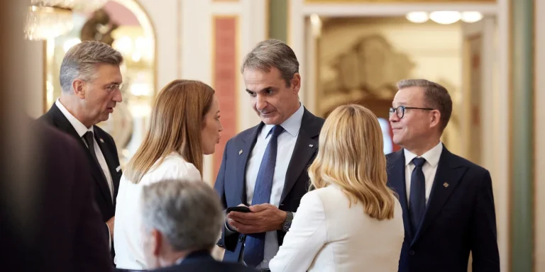 K. Μητσοτάκης στη Σύνοδο Κορυφής: Η Ευρώπη πρέπει να προστατεύσει και τα νότια σύνορά της