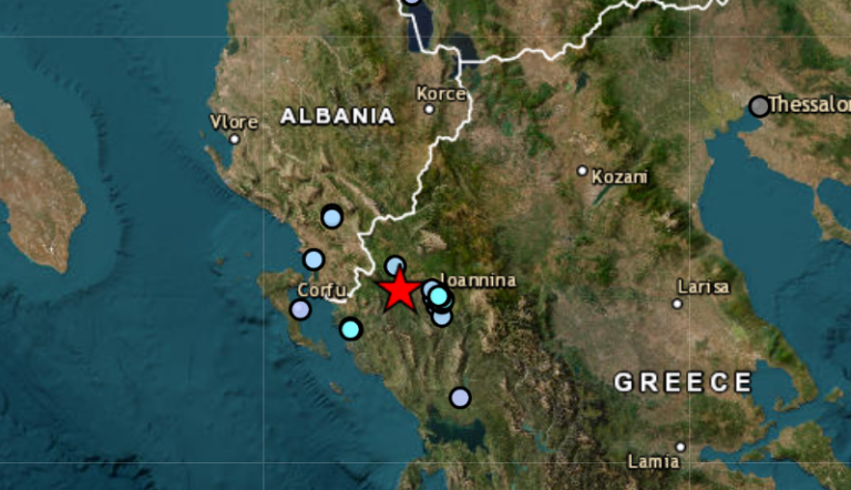 Νέος σεισμός τώρα στη Θεσπρωτία