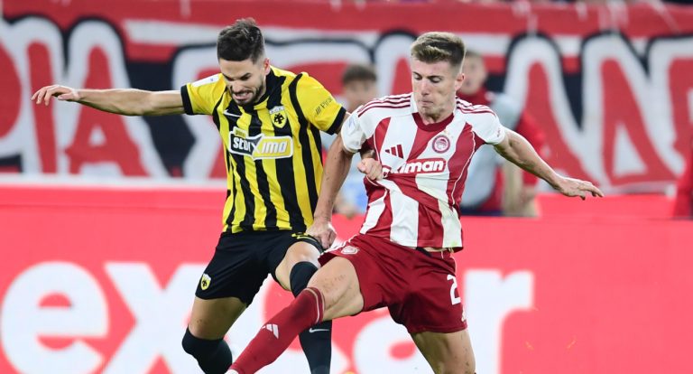ΑΕΚ – Ολυμπιακός 1-1: Ντέρμπι τίτλου με ένταση, γκολ και φόντο το Champions League
