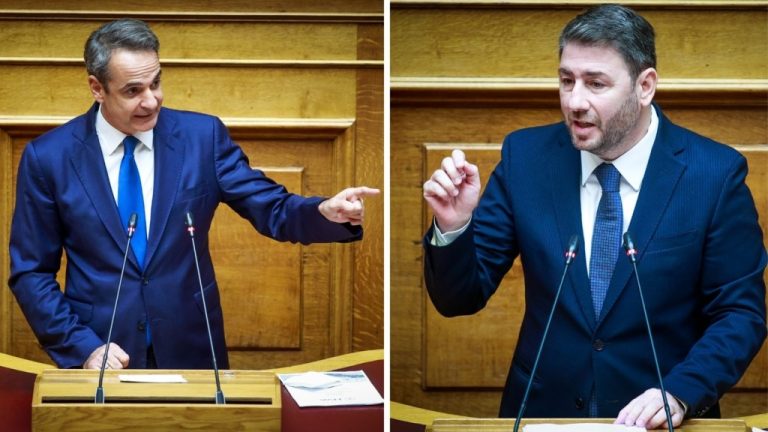 Συνταγματική… «μετωπική» με πολλά «καρφιά» Μητσοτάκη-Ανδρουλάκη στη Βουλή