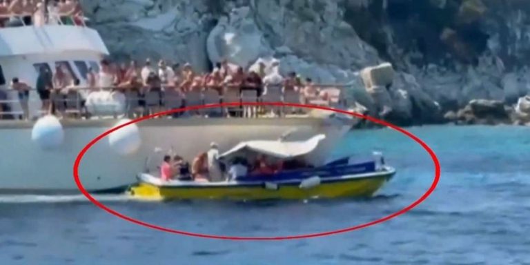 Βίντεο-ντοκουμέντο από τη σύγκρουση των δύο τουριστικών σκαφών στους Αντίπαξους (photos+video)
