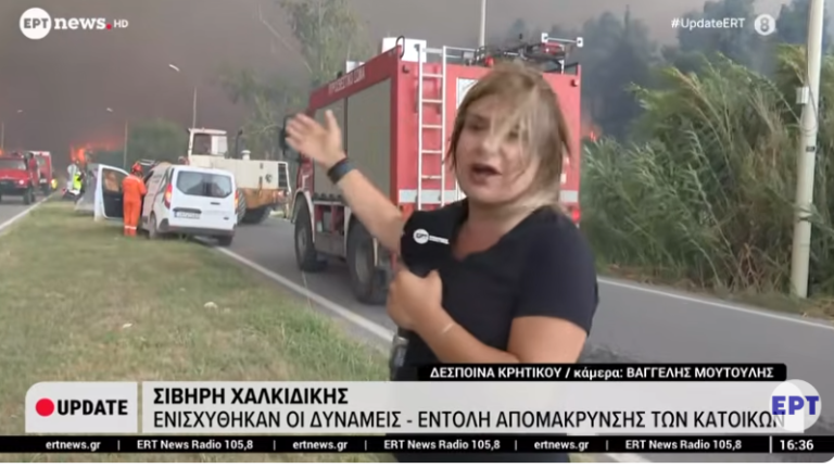 Χαλκιδική: Βιβλική καταστροφή στο δάσος της Κασσάνδρας – Εκκενώνονται Σίβηρη και Φούρκα (Video)