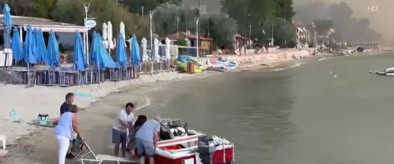 Χαλκιδική: Πύρινος εφιάλτης στη Σίβηρη – Μάχη με τις φλόγες, εκκενώσεις και απεγκλωβισμοί διά θαλάσσης (Video)