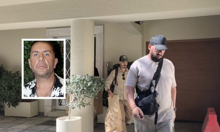 Τέσσερις φακέλους και μία σακούλα κατέσχεσαν από την κλινική όπου κατέρρευσε ο Γιώργος Μαζωνάκης οι αστυνομικοί του ελληνικού «FBI»