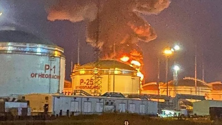 Η Ουκρανία έπληξε το διυλιστήριο πετρελαίου Ίλσκι στη νότια Ρωσία
